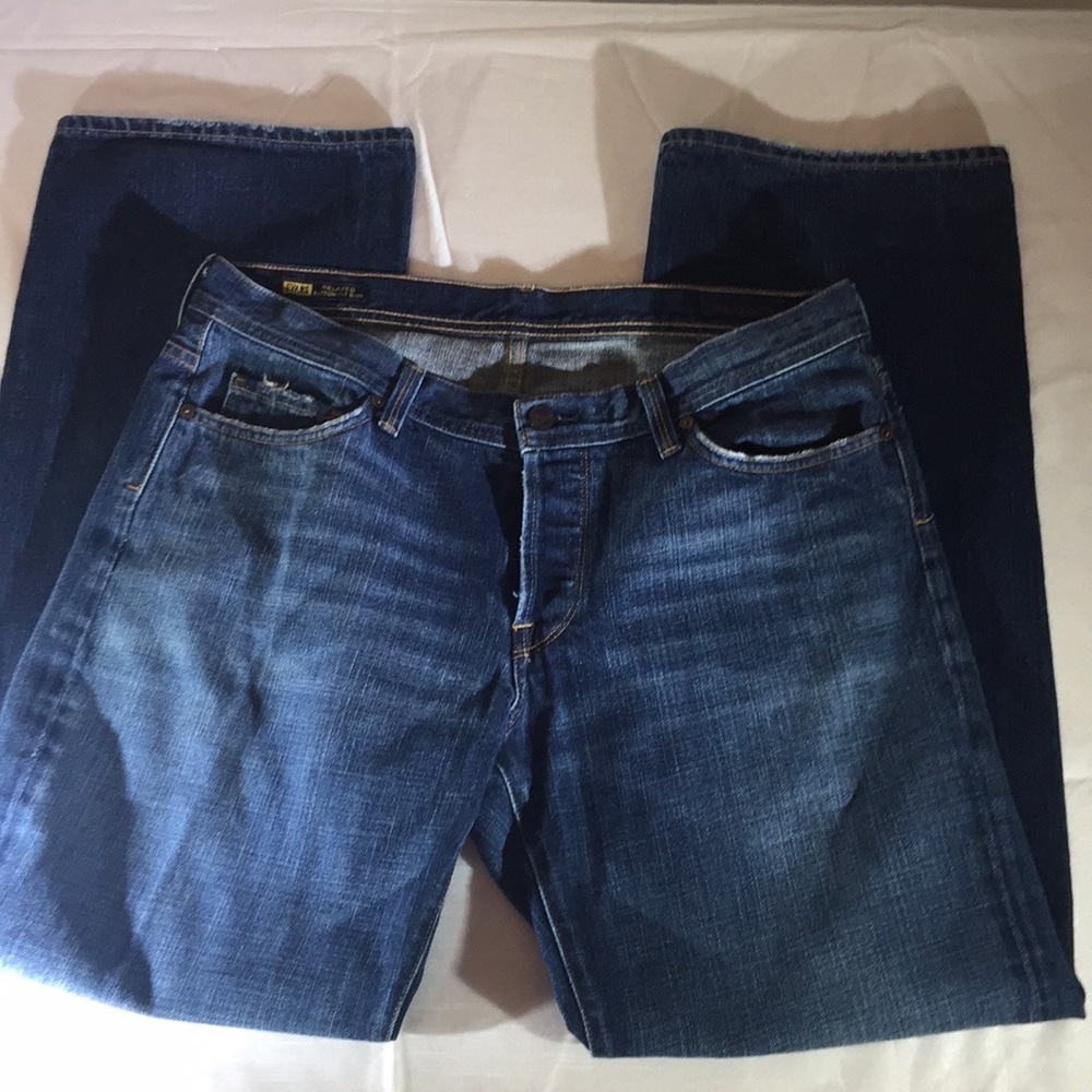 Citizen Humanity Evan Relaxed Button Fly 606 Sz 36
